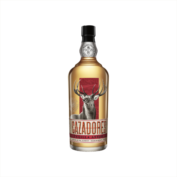 Bottle of Cazadores Añejo Tequila