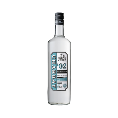 1 Liter bottle of Charbay Clear Vodka.