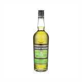 Bottle of Chartreuse Green Liqueur.