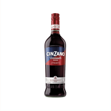 Bottle of Cinzano Rosso Sweet Vermouth.