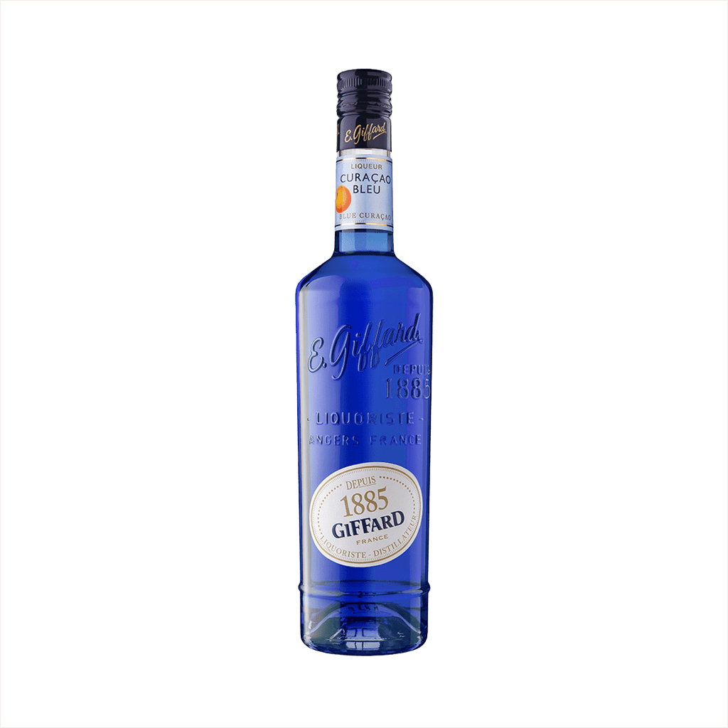 Bottle of Giffard Blue Curacao 