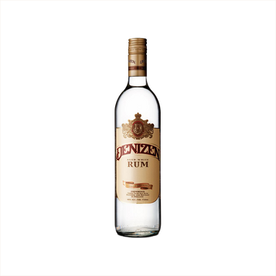Bottle of Denizen Aged White Rum.