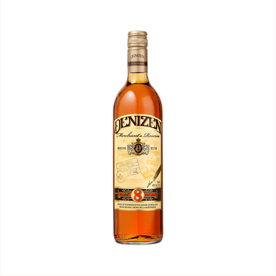 Bottle of Denizen Merchant's Reserve 8 Year Rum.