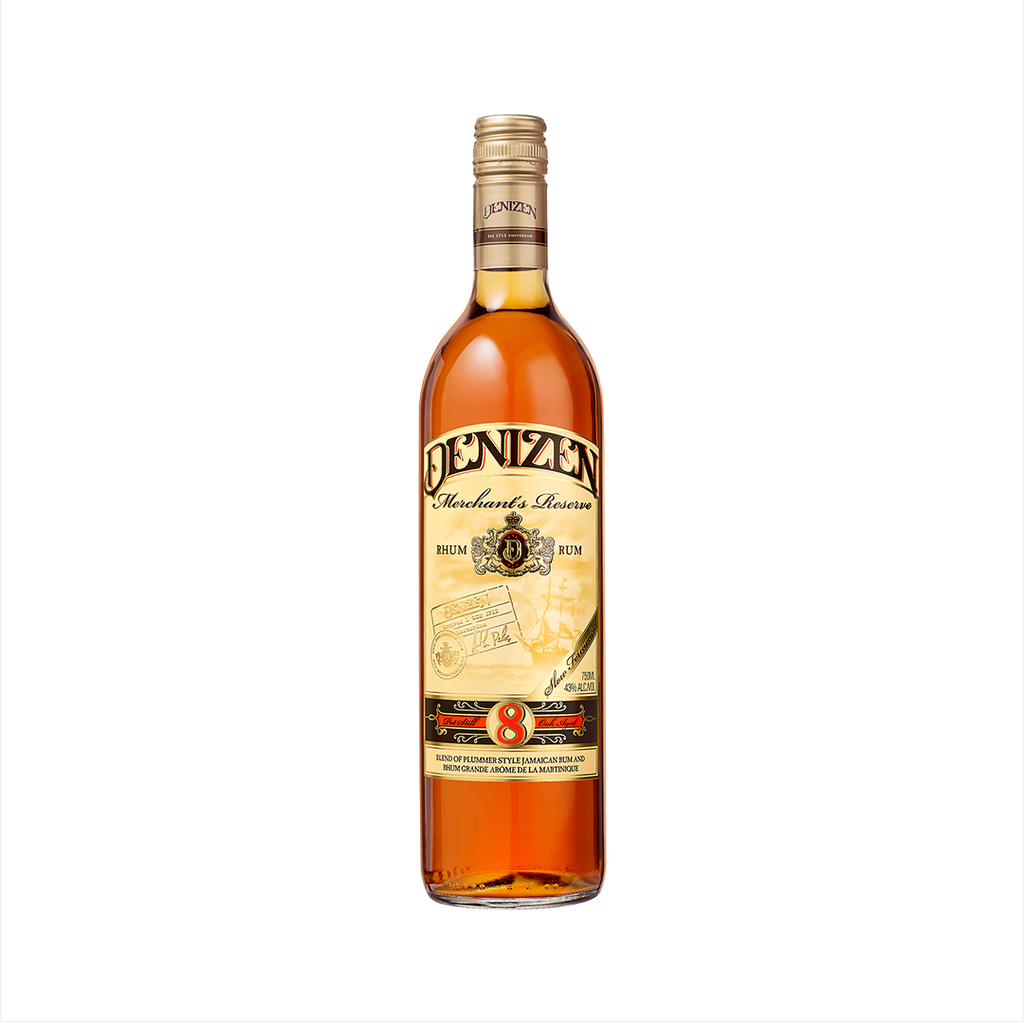 Bottle of Denizen Merchant's Reserve 8 Year Rum.