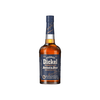 Bottle of George Dickel Bottled In Bond Whisky.