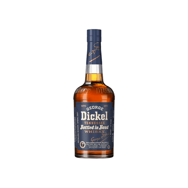 Bottle of George Dickel Bottled In Bond Whisky.