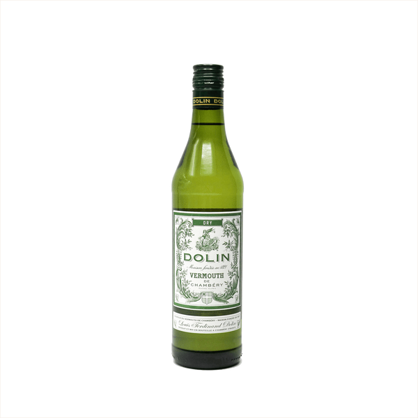 Bottle of Dolin Dry Vermouth De Chambéry. 