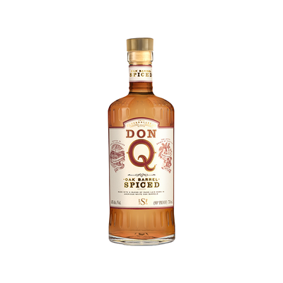 Bottle of Don Q Oak Barrel Spiced Rum.