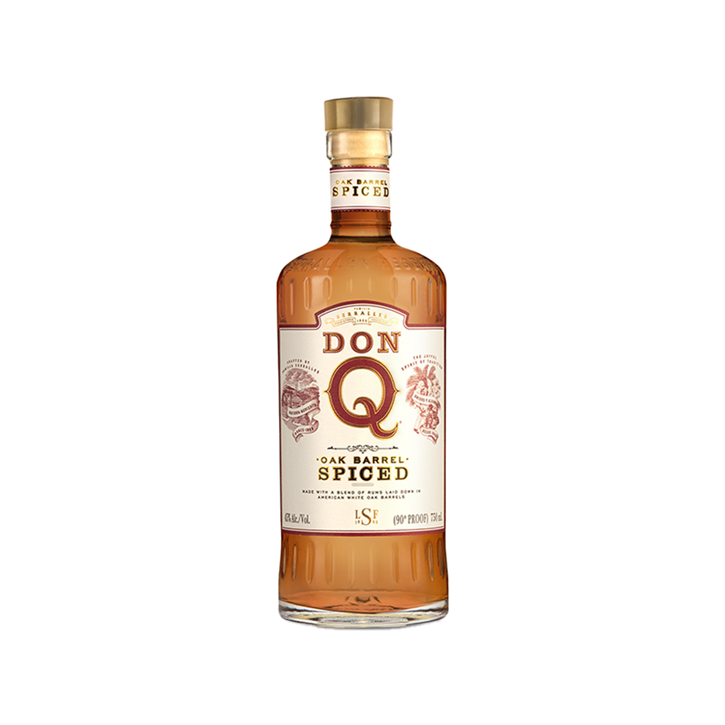 Bottle of Don Q Oak Barrel Spiced Rum.