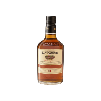 Bottle of Edradour 10 Year Old Scotch Whisky.