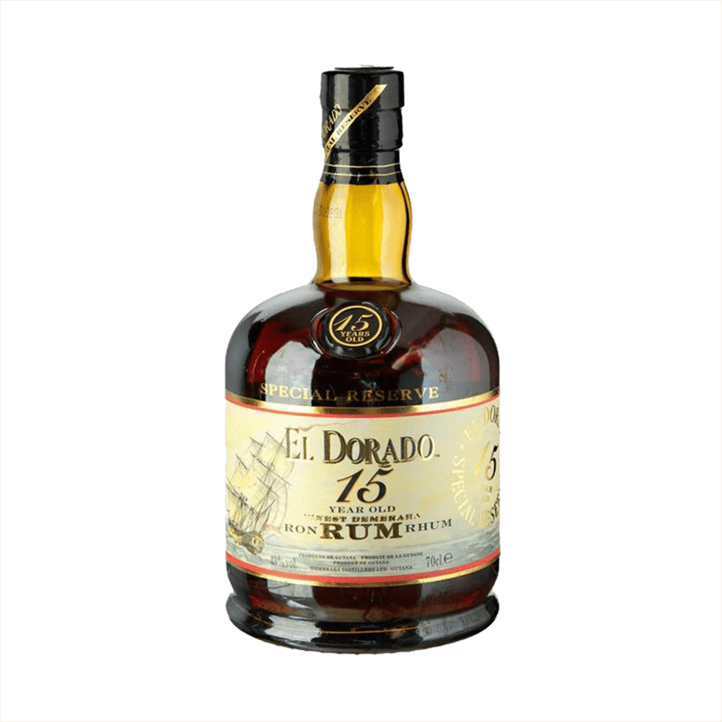 Bottle of El Dorado 15 Year Old Rum