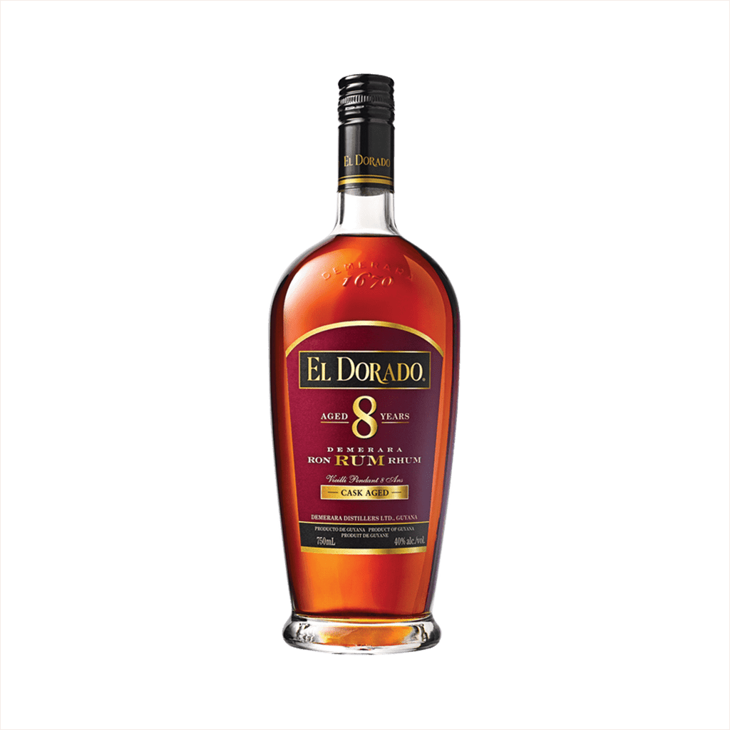 Bottle of El Dorado 8 Year Rum