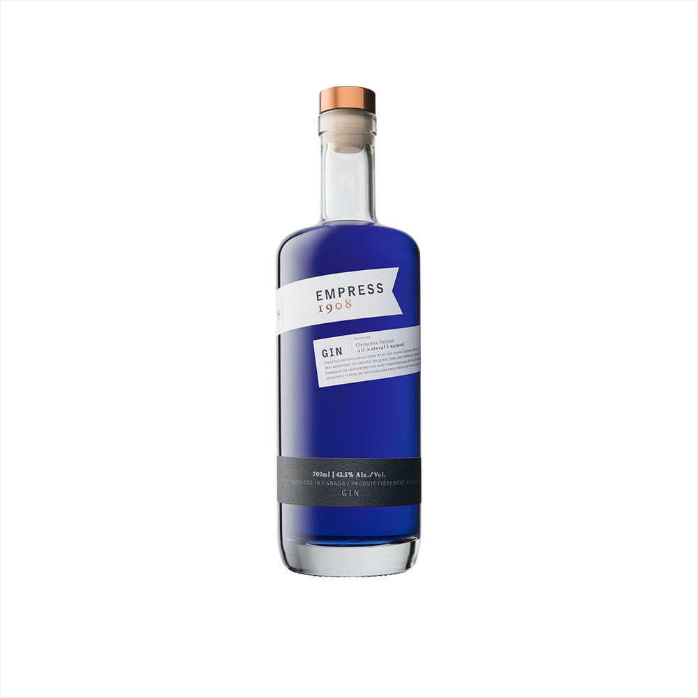 Bottle of Empress 1908 Gin.