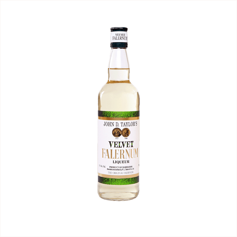 Bottle of John D. Taylor's Velvet Falernum.