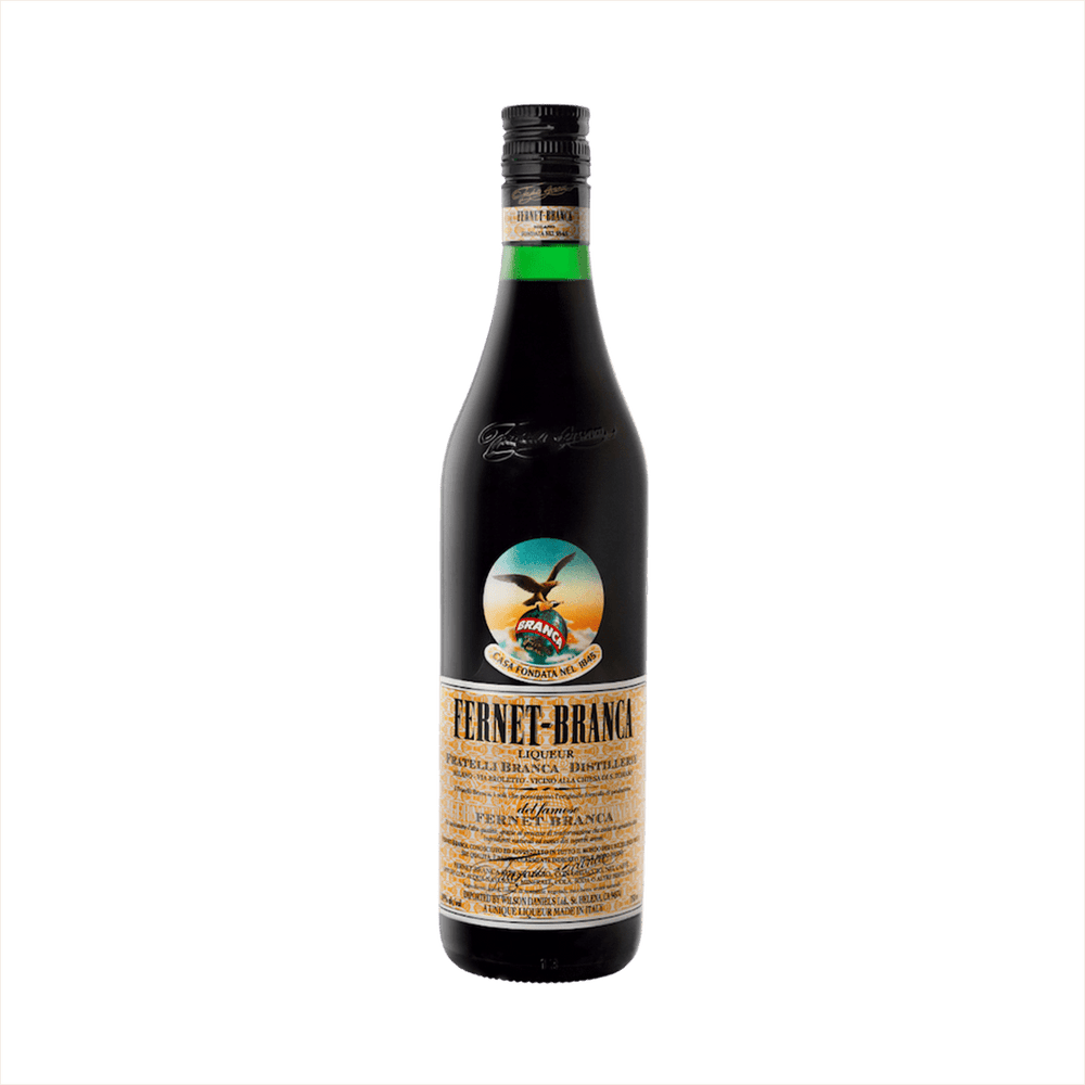 Bottle of Fernet Branca Liqueur