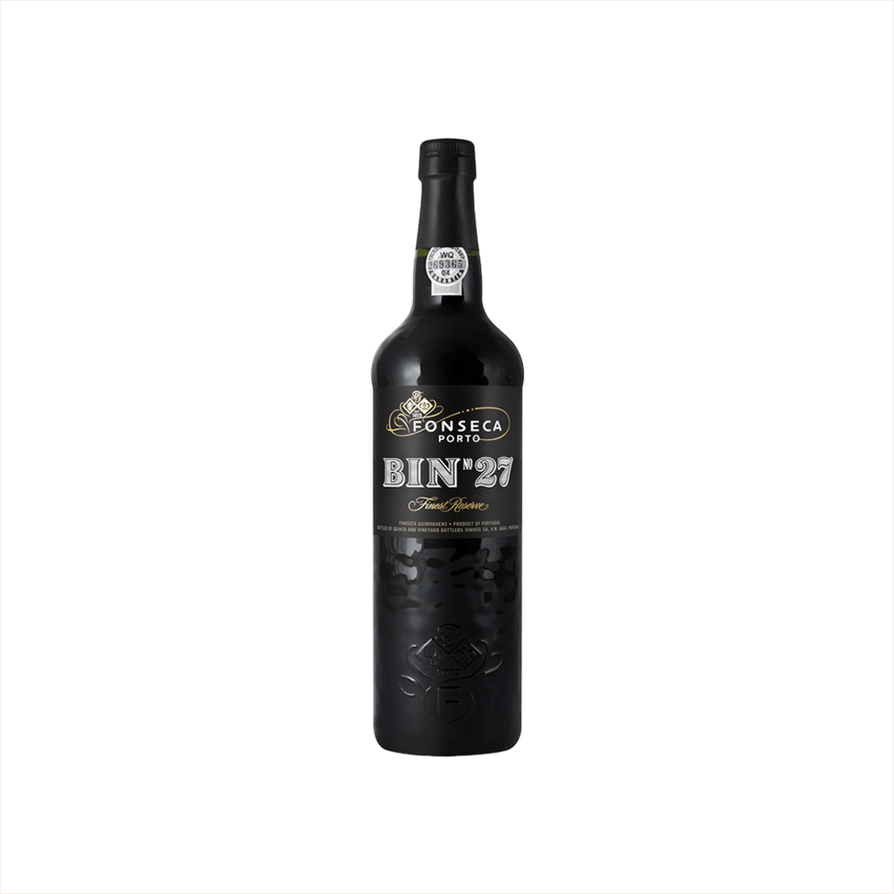 Bottle of Fonseca Bin #27 Port Wine.