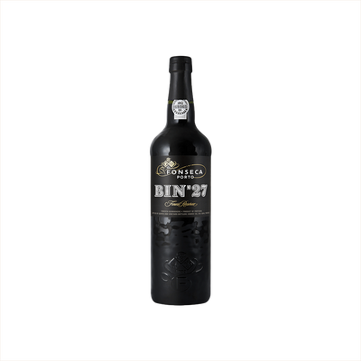 Bottle of Fonseca Bin #27 Port Wine.