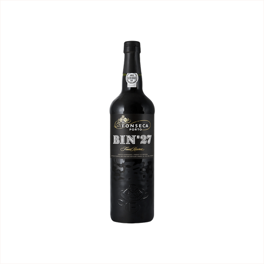 Bottle of Fonseca Bin #27 Port Wine.