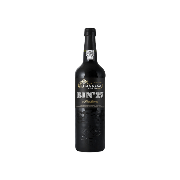 Bottle of Fonseca Bin #27 Port Wine.