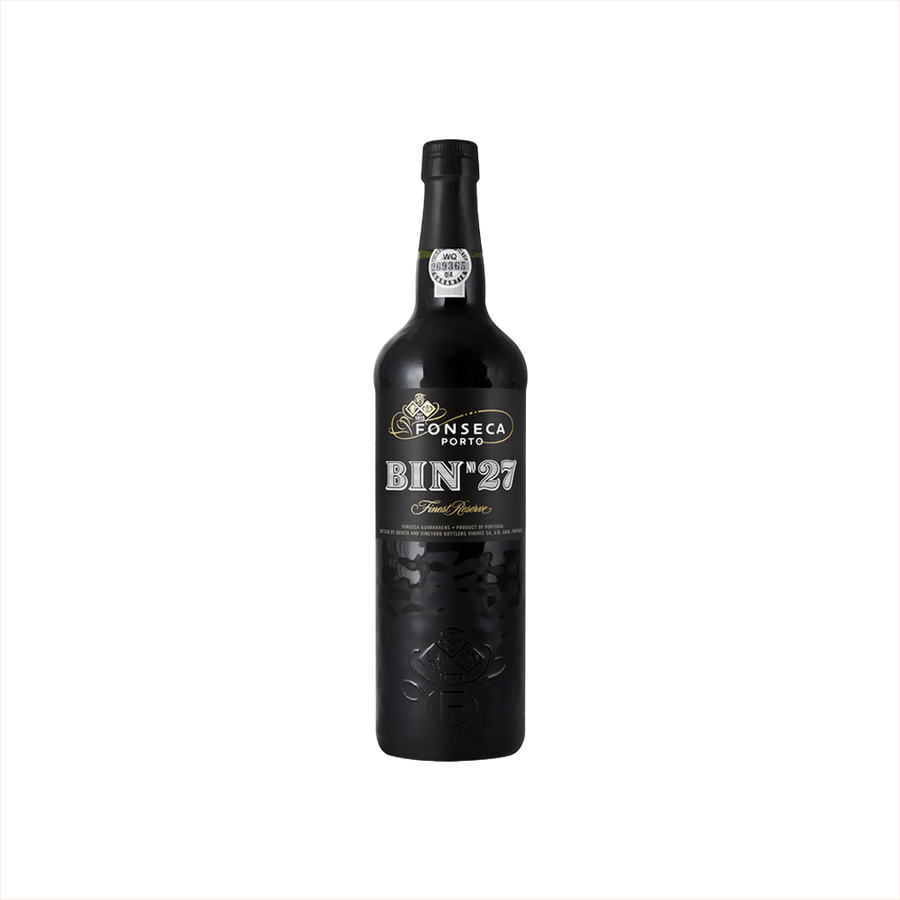 Bottle of Fonseca Bin #27 Port Wine.