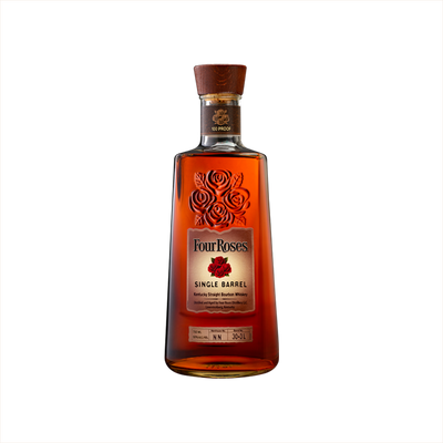 750ml bottle of Four Roses Single Barrel Bourbon.