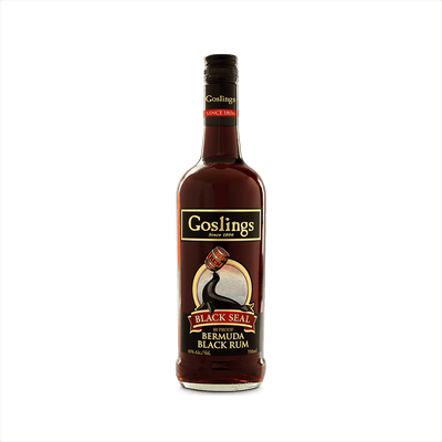 Bottle of Goslings Black Seal Rum