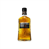 Bottle of Highland Park 12 Year Old Single Malt Scotch.