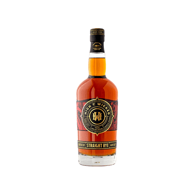 Bottle of High N' Wicked 5 Year Old Kentucky Straight Rye.