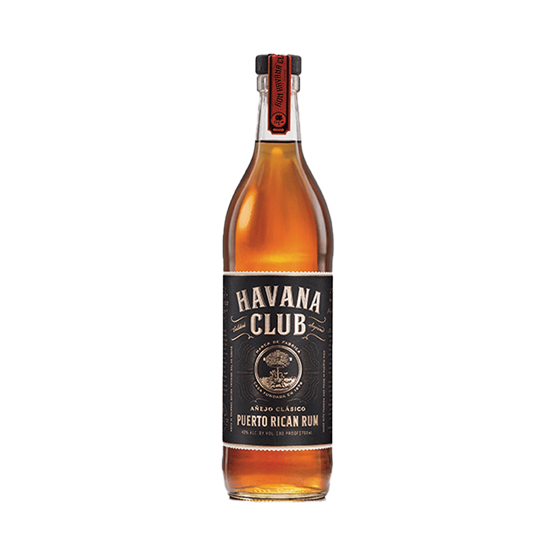 Bottle of Havana Club Puerto Rican Rum