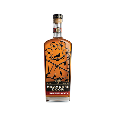 750ml bottle of Heaven's Door Straight Bourbon Whiskey.