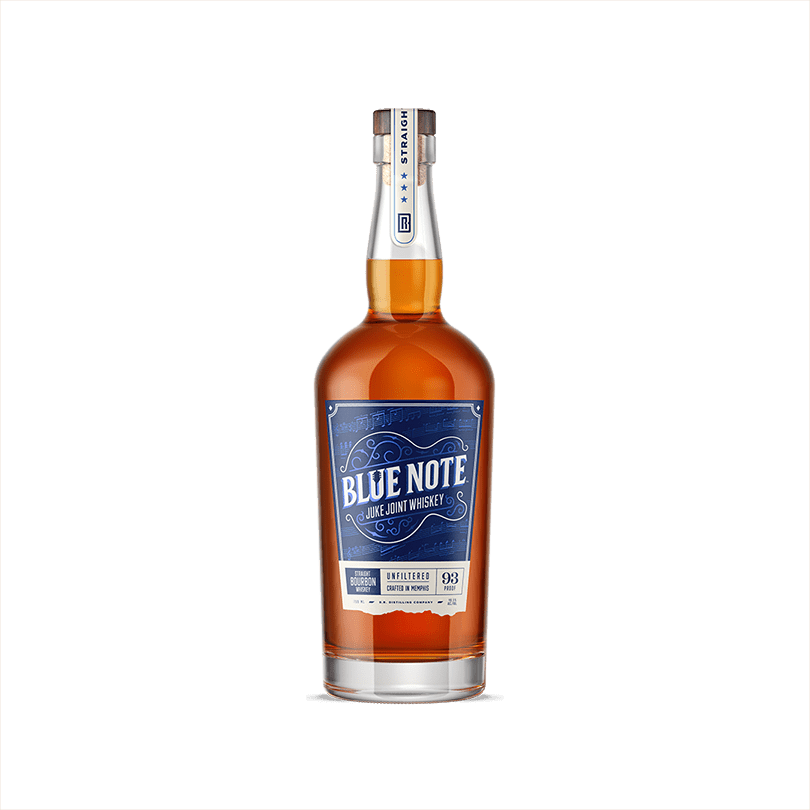 Bottle of Blue Note Juke Joint Whiskey