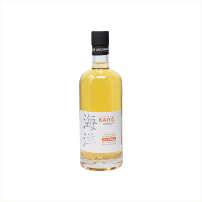 Bottle of Kaiyo “the Single” 7 Year Mizunara Oak Whisky.