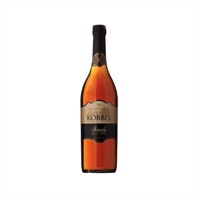 Bottle of Korbel Brandy.