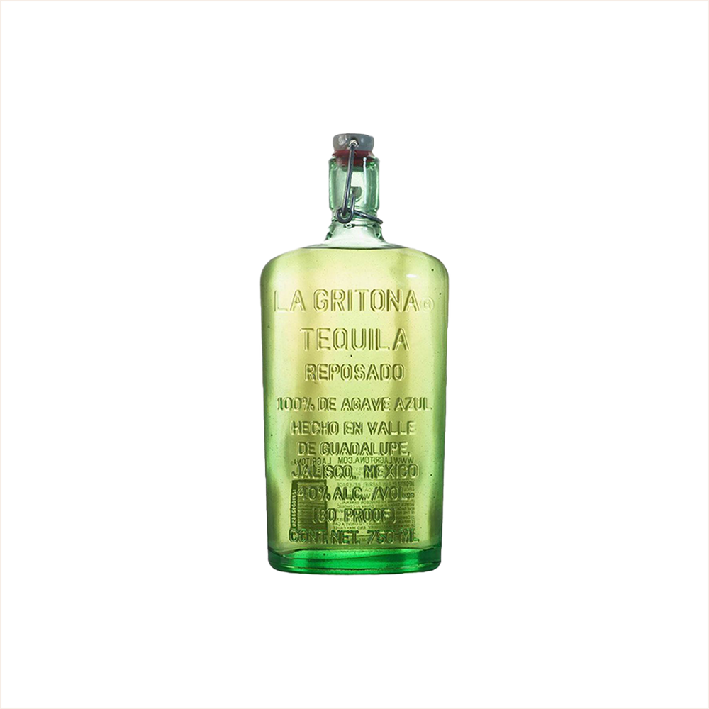 Bottle of La Gritona Reposado Tequila