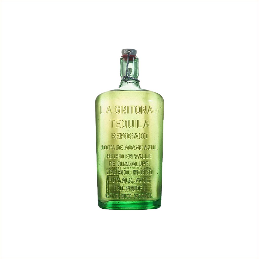 Bottle of La Gritona Reposado Tequila