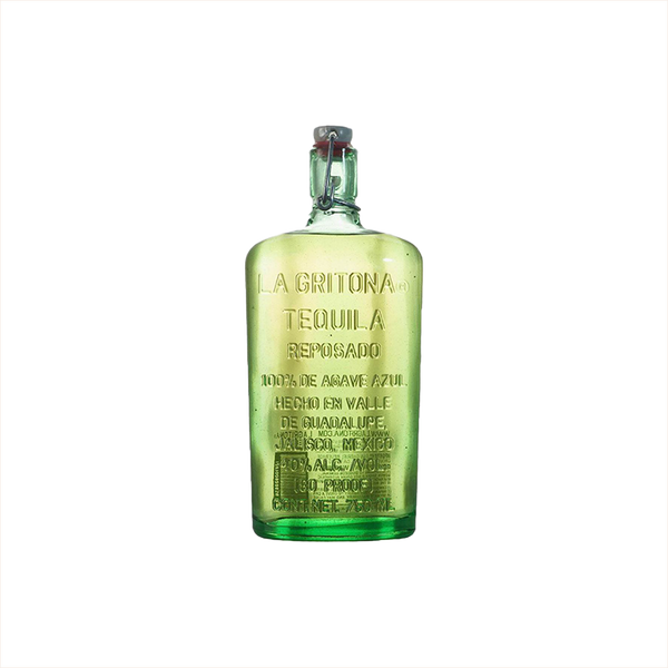 Bottle of La Gritona Reposado Tequila
