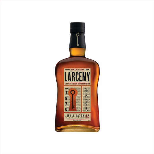 Bottle of Larceny Small Batch Bourbon