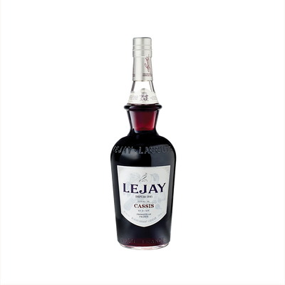 Bottle of LEJAY LAGOUTE Crème de Cassis.