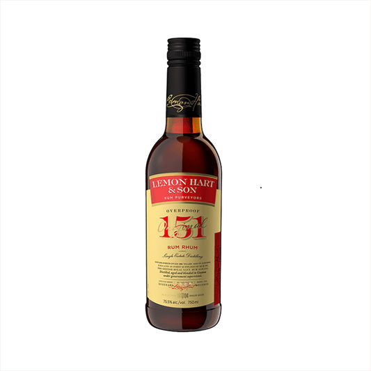 Bottle of Lemon Hart 151 Rum