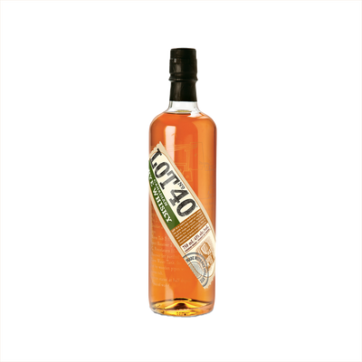 Bottle of Lot 40 Canadian Rye.