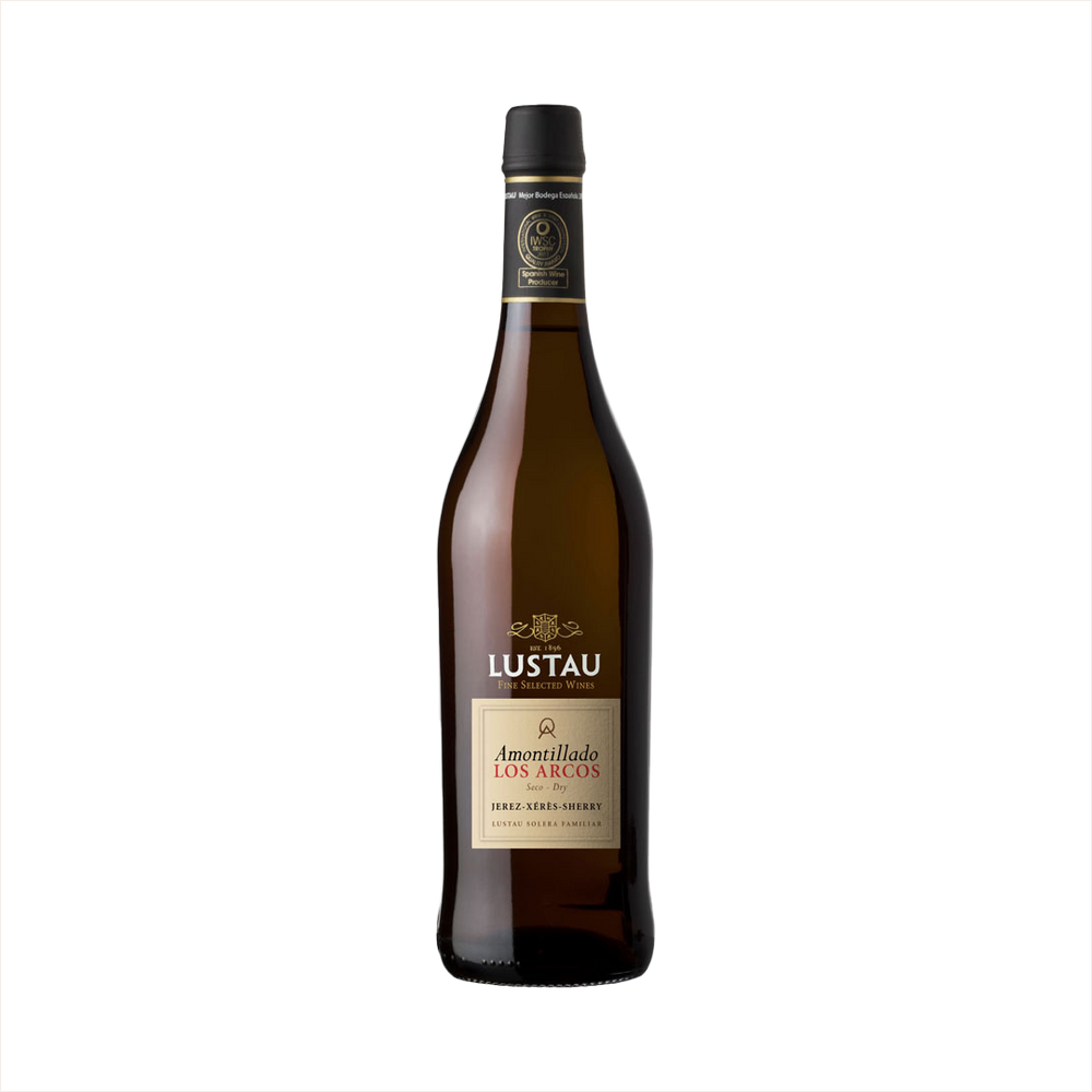 Bottle of Lustau Dry Amontillado Los Arcos.