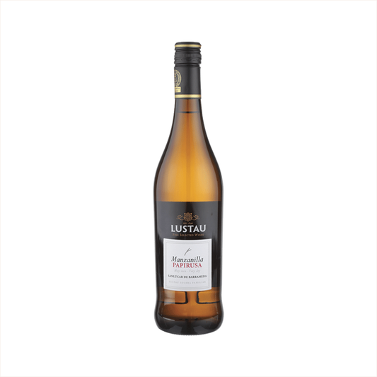 Bottle of Lustau Manzanilla Papirusa Sherry