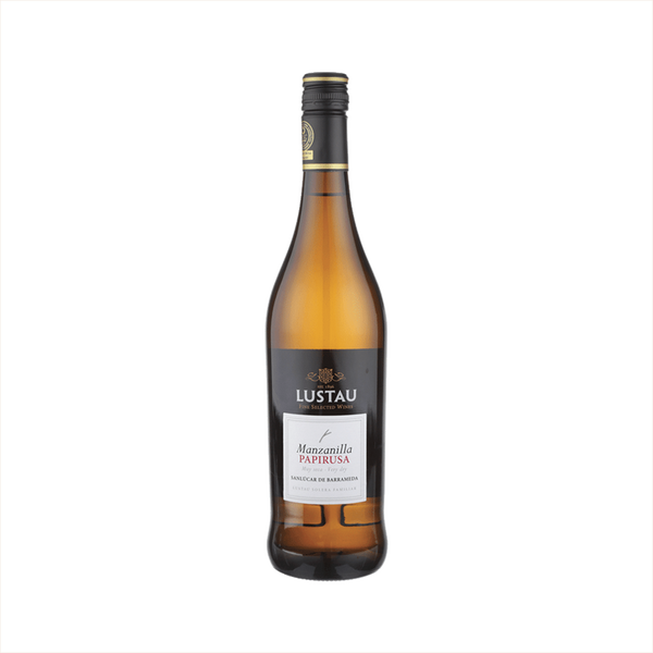 Bottle of Lustau Manzanilla Papirusa Sherry