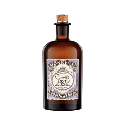 Bottle of Monkey 47 Schwarzwald Dry Gin