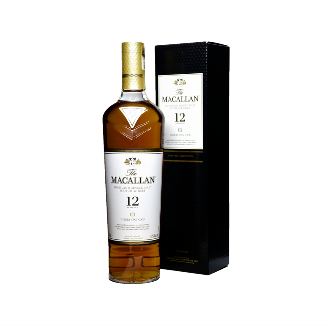 Macallan 12 Year Old Sherry Cask | Rich & Complex Macallan 12 Year Old Sherry Cask | Rich & Complex
