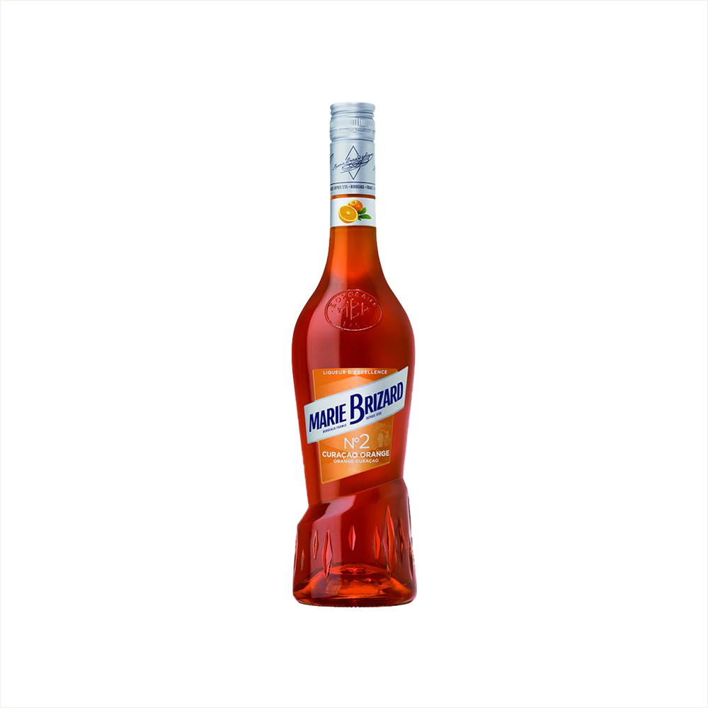 Bottle of Marie Brizard Orange Curaçao.