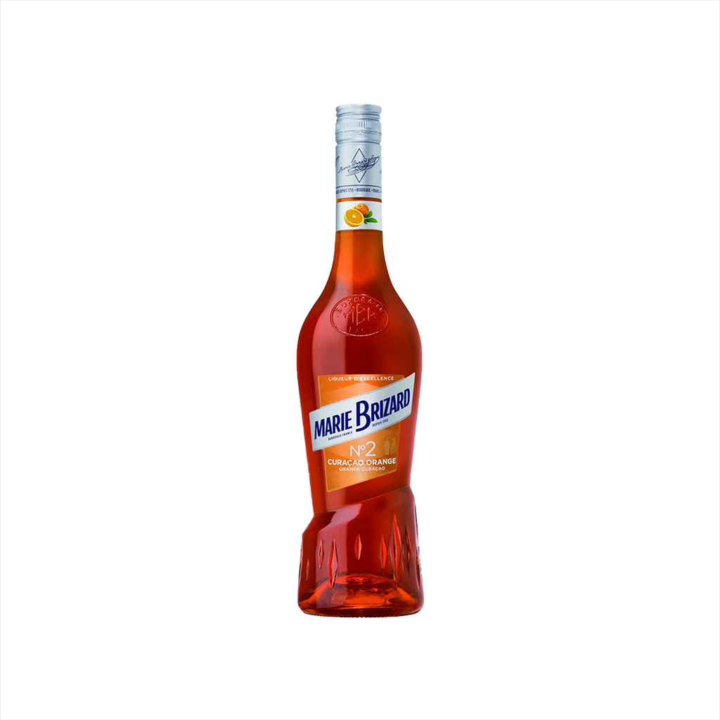 Bottle of Marie Brizard Orange Curaçao.