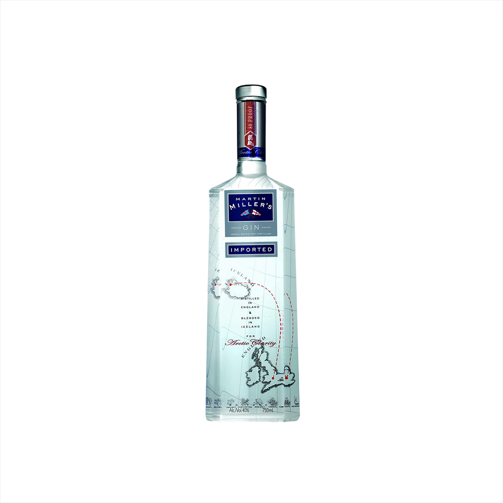 Bottle of Martin Miller's Gin.