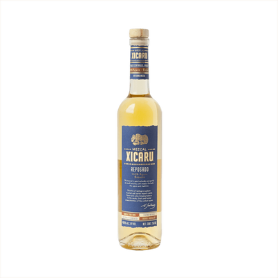 Bottle of Xicaru Mezcal Reposado.