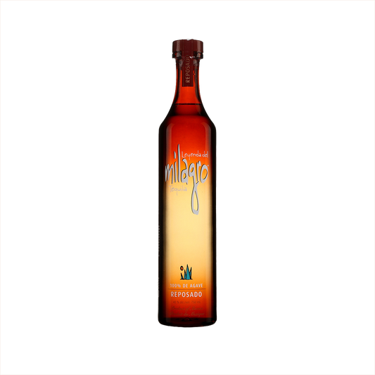 750ml bottle of Milagro Reposado Tequila.